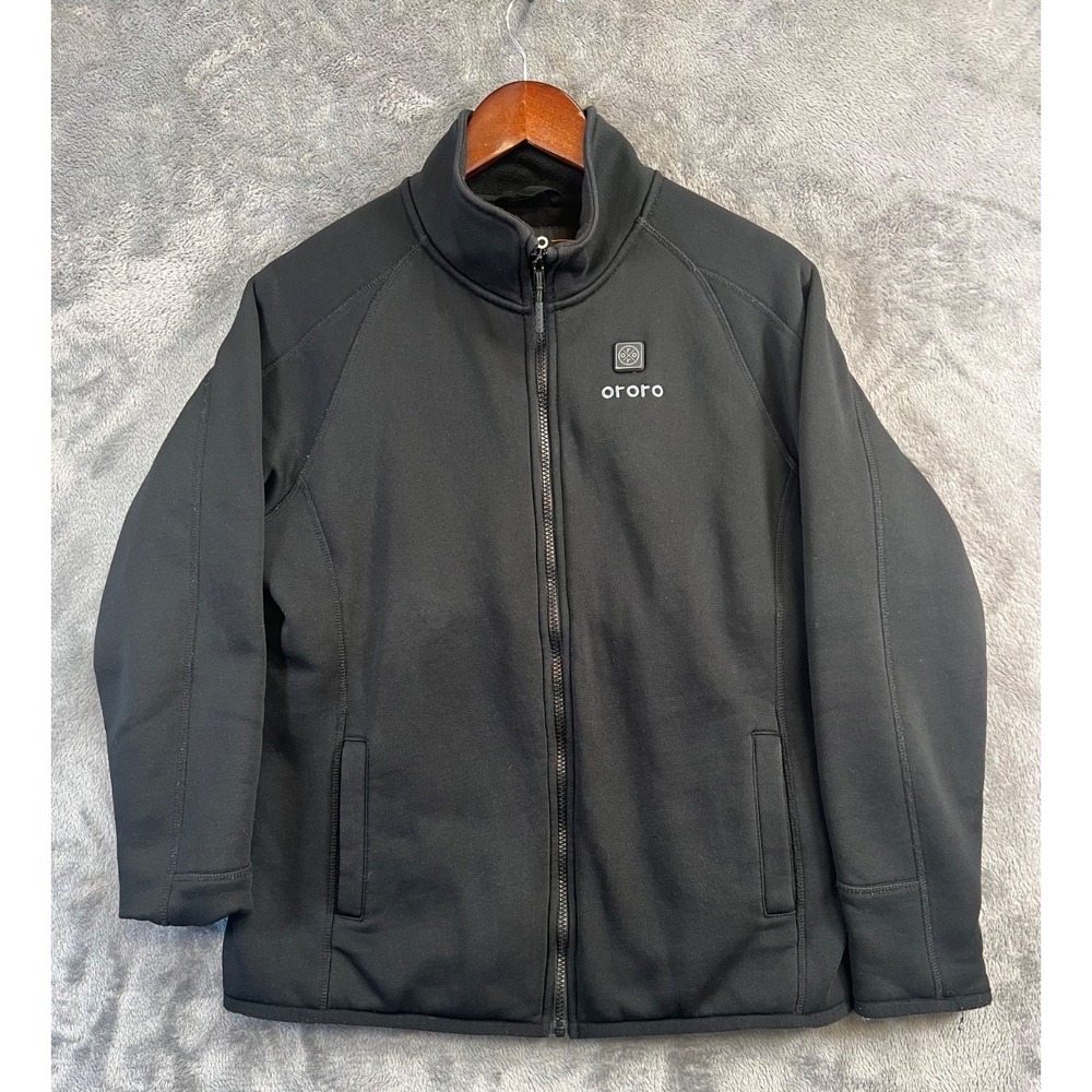 ORORO Women's Heated Soft-Shell Jacket Black Size Medium No Battery Untested